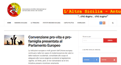 Desktop Screenshot of laltrasicilia.org